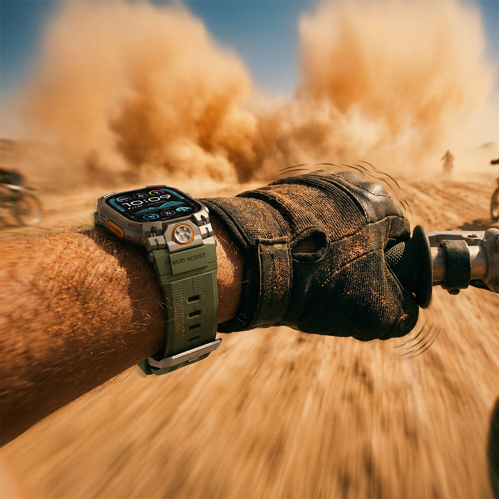 Apple Watch Ultra 49mm Mohseven iWatch Armor Silikon Kordon - 18