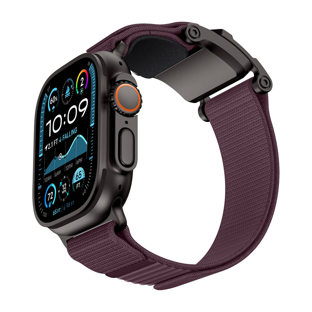 Apple Watch Ultra 49mm Mohseven iWatch Mecha Sport Hasır Kordon - 24