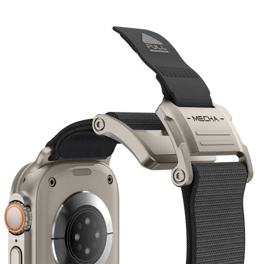 Apple Watch Ultra 49mm Mohseven iWatch Mecha Sport Hasır Kordon - 20