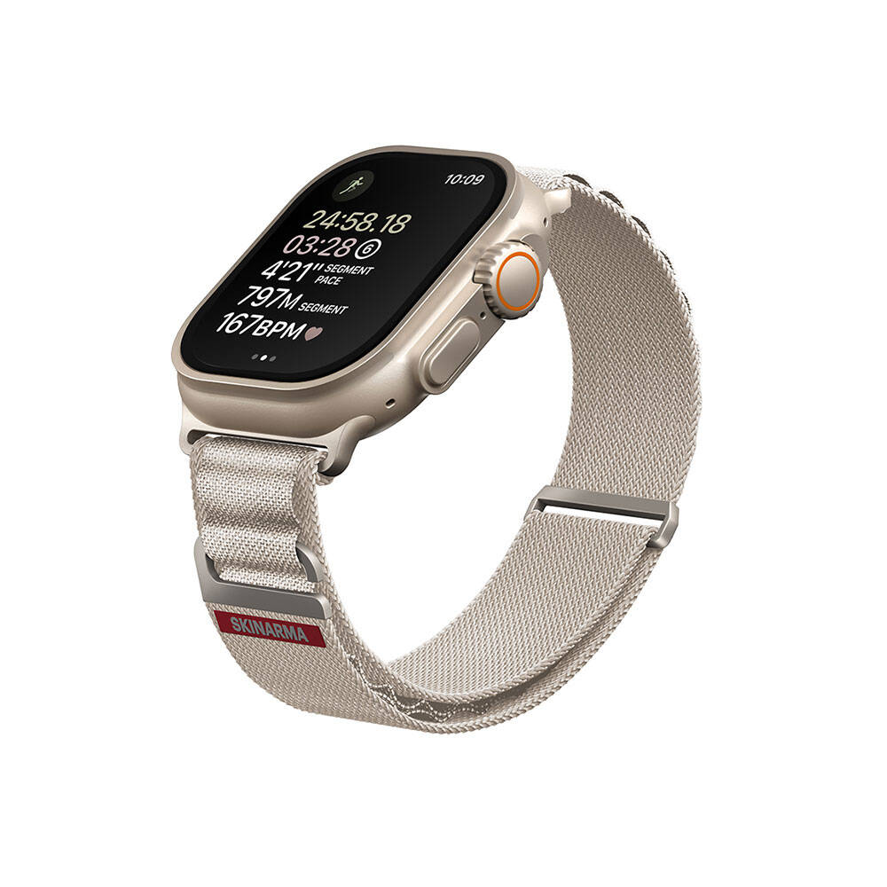 Apple Watch Ultra 49mm SkinArma Kobu Hasır Kordon - 7