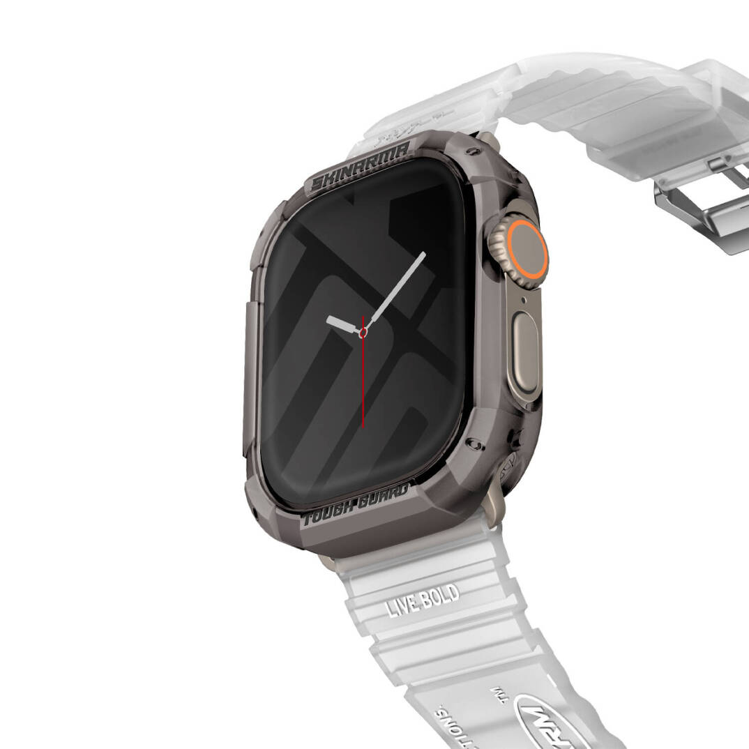 Apple Watch Ultra 49mm SkinArma Kurono Buzlu Tasarım Sert PC Kasa Koruyucu - 5