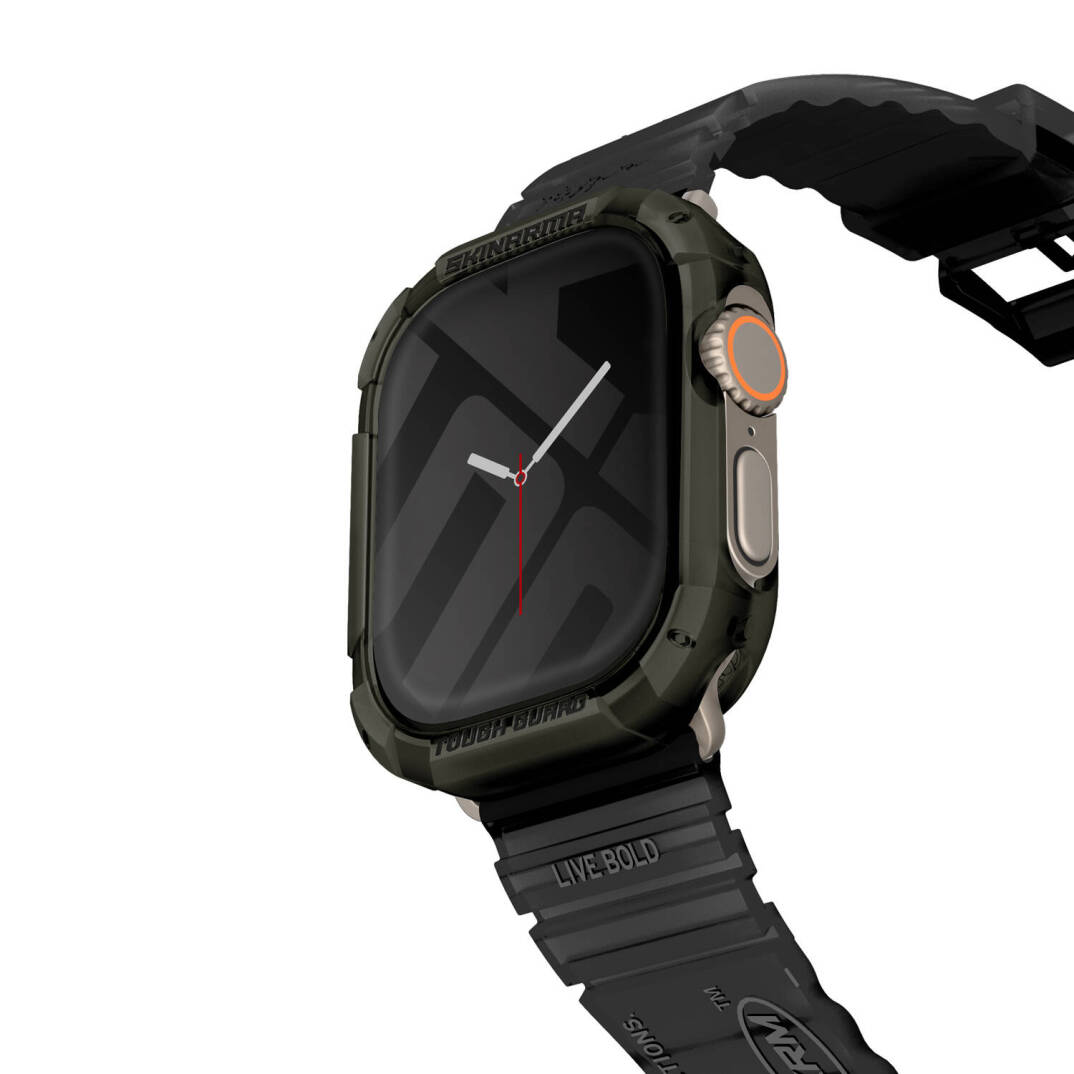 Apple Watch Ultra 49mm SkinArma Kurono Buzlu Tasarım Sert PC Kasa Koruyucu - 4