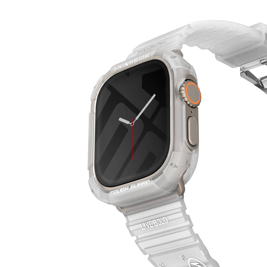 Apple Watch Ultra 49mm SkinArma Kurono Buzlu Tasarım Sert PC Kasa Koruyucu - 1