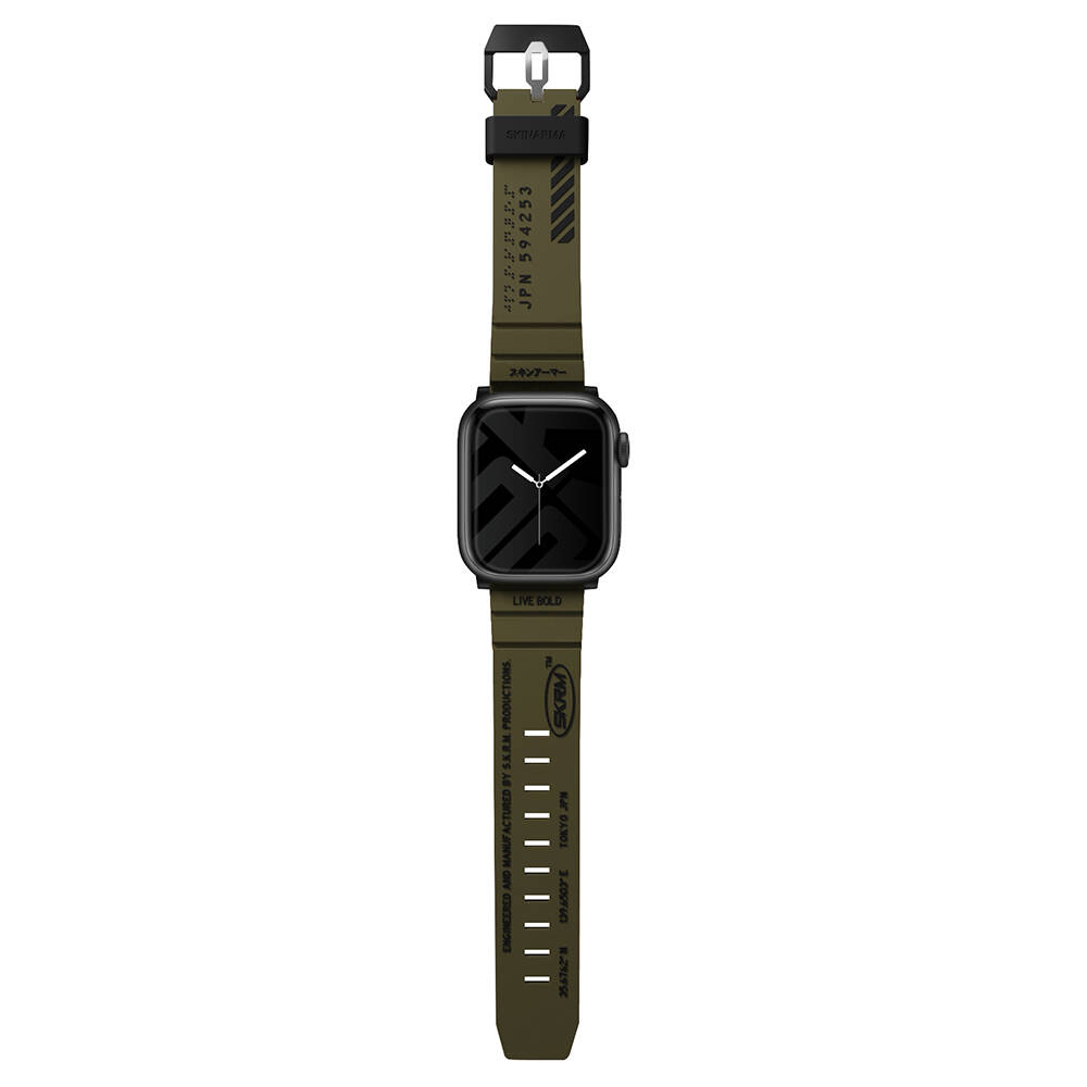 Apple Watch Ultra 49mm SkinArma Shokku Silikon Kordon - 5