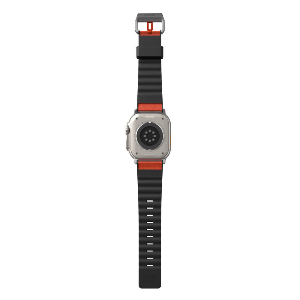 Apple Watch Ultra 49mm SkinArma Spunk Serisi PU Deri Kordon - 9