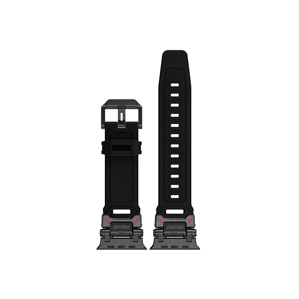 Apple Watch Ultra 49mm SkinArma Titon Serisi Hava Alabilen Delikli Silikon Kordon - 2