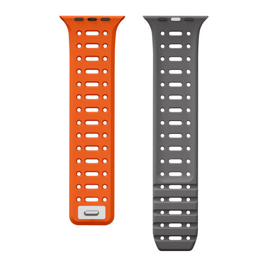 Apple Watch Ultra 49mm Zore KRD-124 Silikon Kordon Strap Kayış - 13