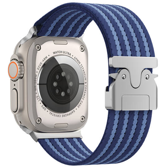 Apple Watch Ultra 49mm Zore KRD-133 Naylon Kumaş Hasır Örgülü Kordon - 7