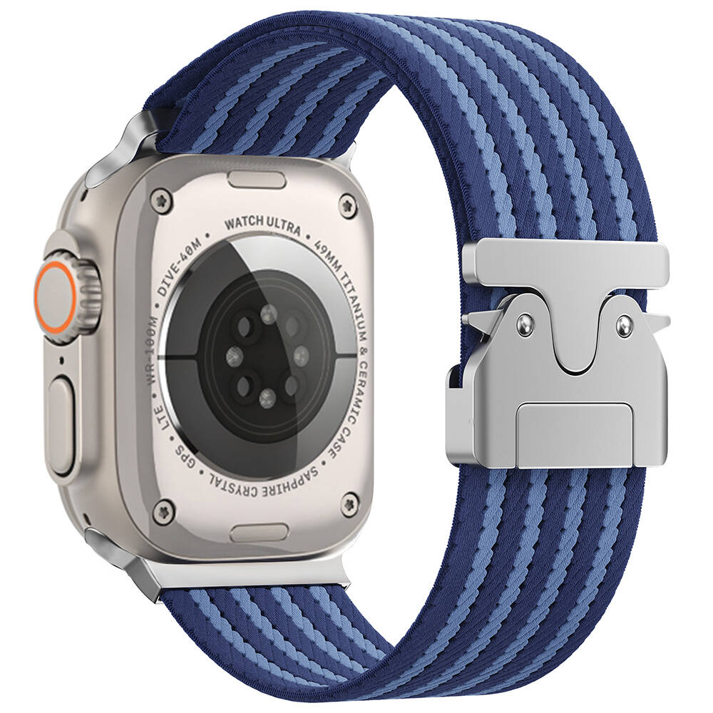 Apple Watch Ultra 49mm Zore KRD-133 Naylon Kumaş Hasır Örgülü Kordon - 2