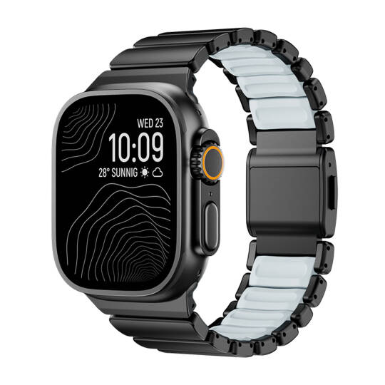Apple Watch Ultra 49mm Zore KRD-151 Metal Silikon Kordon - 6