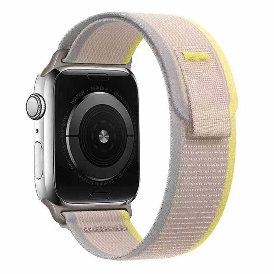 Apple Watch Ultra 49mm Zore KRD-77 Hasır Kordon - 14