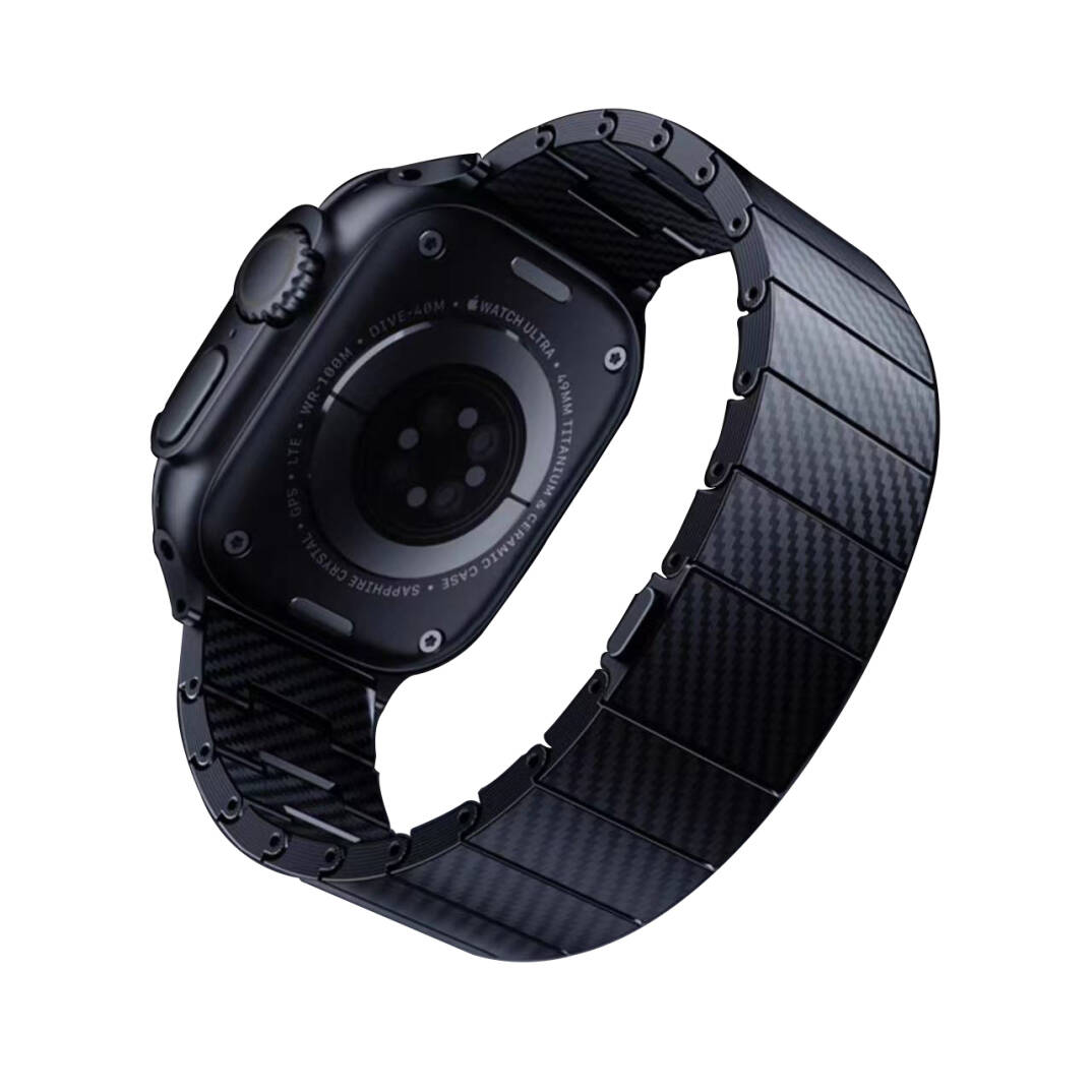 Apple Watch Ultra 49mm Zore KRD-90 600D Karbon Fiber Kordon - 1