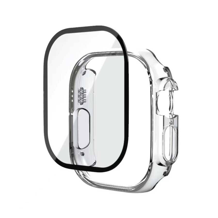 Apple Watch Ultra 49mm Zore Watch Gard + PMMA Şeffaf Kasa ve Ekran Koruyucu - 1