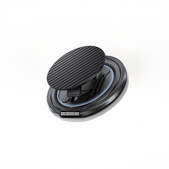 Benks L56 Magnetik 360 Derece Dönebilen ArmorPop Kevlar Tasarımlı Parmak Ring Stand Siyah-Gri