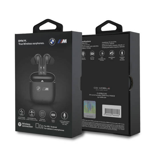 BMW Orjinal Lisanslı ANCENC Özellikli Baskı Logolu Bluetooth Kulaklık v5.4 - 6