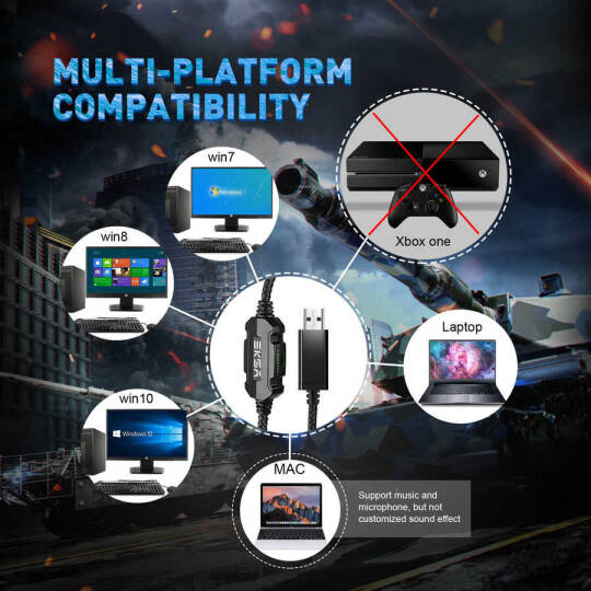 Eksa E1000 Usb Kulaklık - 5