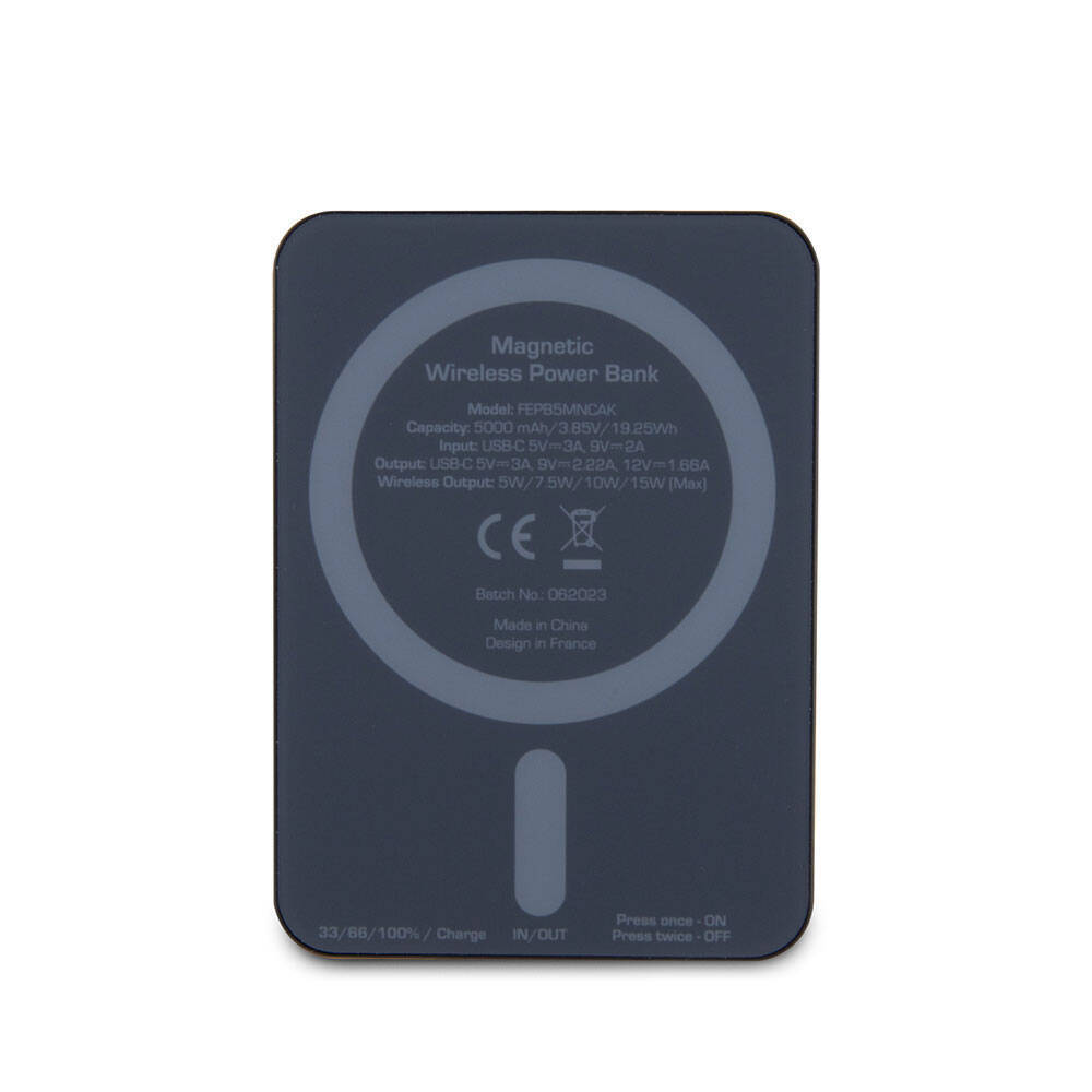 Ferrari Led Işıklı Göstergeli M-safe Magnetik Orjinal Lisanslı Powerbank 5000 Mah - 3