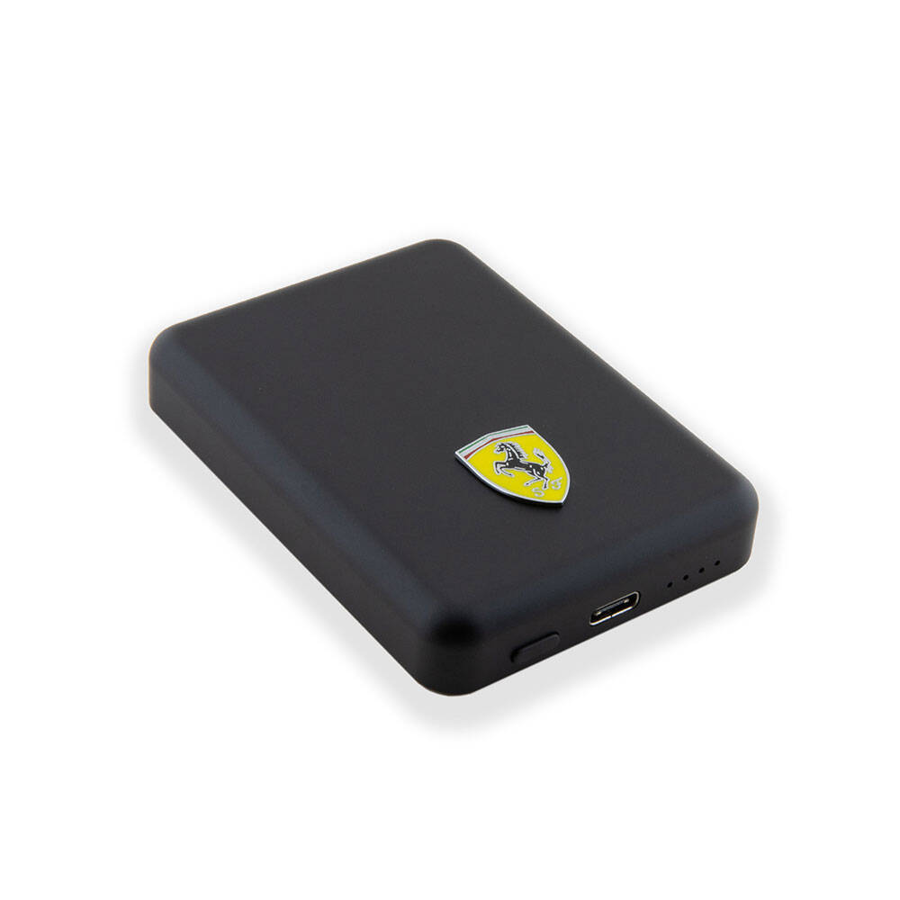 Ferrari Led Işıklı Göstergeli M-safe Magnetik Orjinal Lisanslı Powerbank 5000 Mah - 4