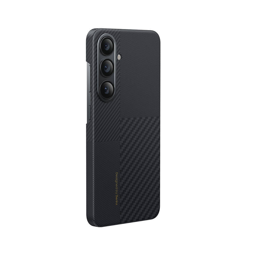 Galaxy S24 Kılıf M-safe Şarj Özellikli Karbon Fiber Benks Montage ArmorAir Kevlar Kapak - 2