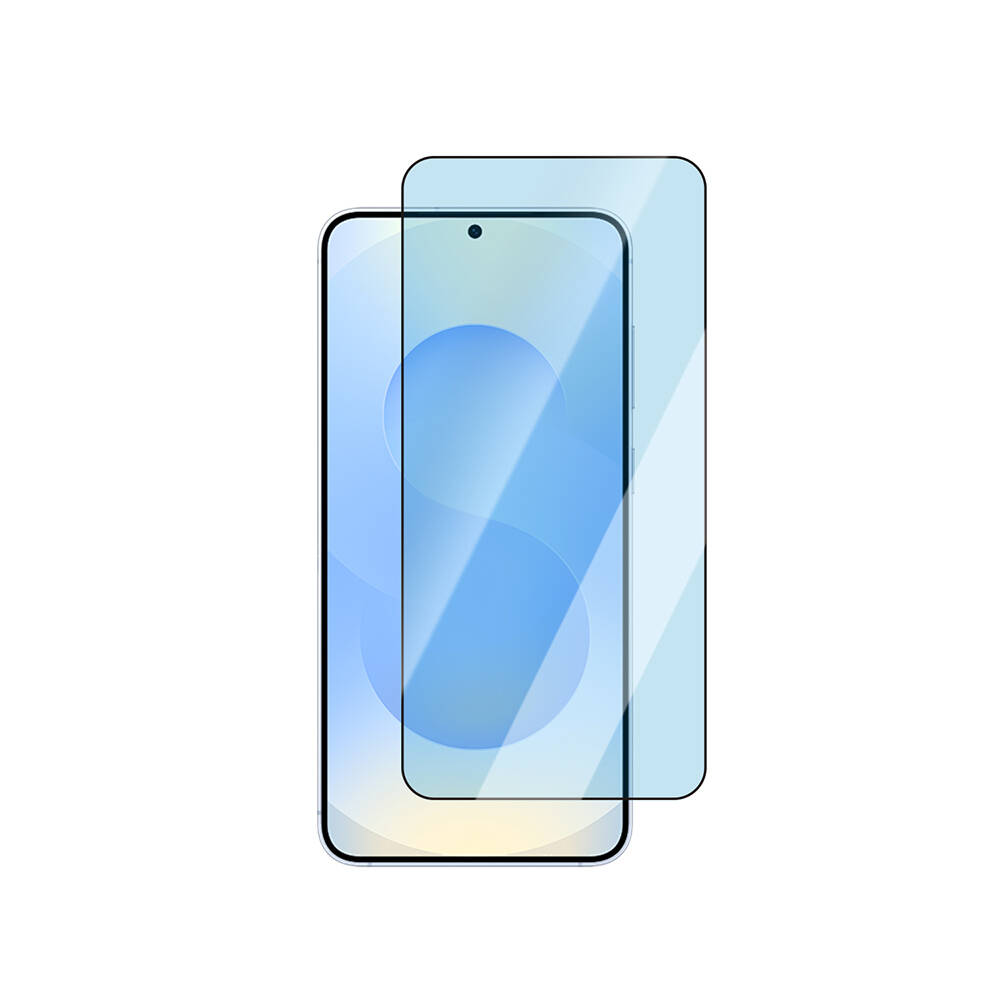 Galaxy S25 CaseWorld Applicator Serisi 2.5D Eyesafe Mavi Işık Teknolojili 0.25mm Temperli Cam Ekran Koruyucu+ Uygulama Aparatı - 2