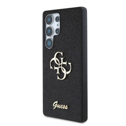 Galaxy S25 Ultra Kılıf Guess Orjinal Lisanslı 4G Büyük Metal Logolu Glitter Kapak - 13