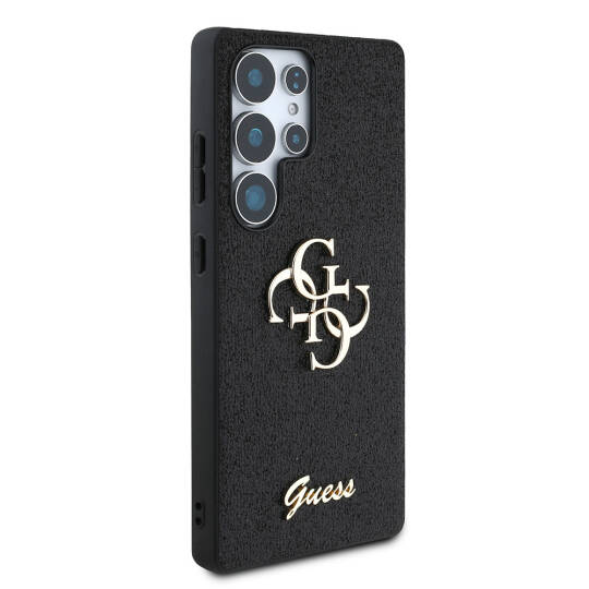 Galaxy S25 Ultra Kılıf Guess Orjinal Lisanslı 4G Büyük Metal Logolu Glitter Kapak - 14