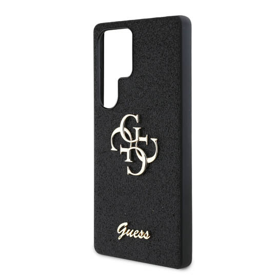 Galaxy S25 Ultra Kılıf Guess Orjinal Lisanslı 4G Büyük Metal Logolu Glitter Kapak - 16