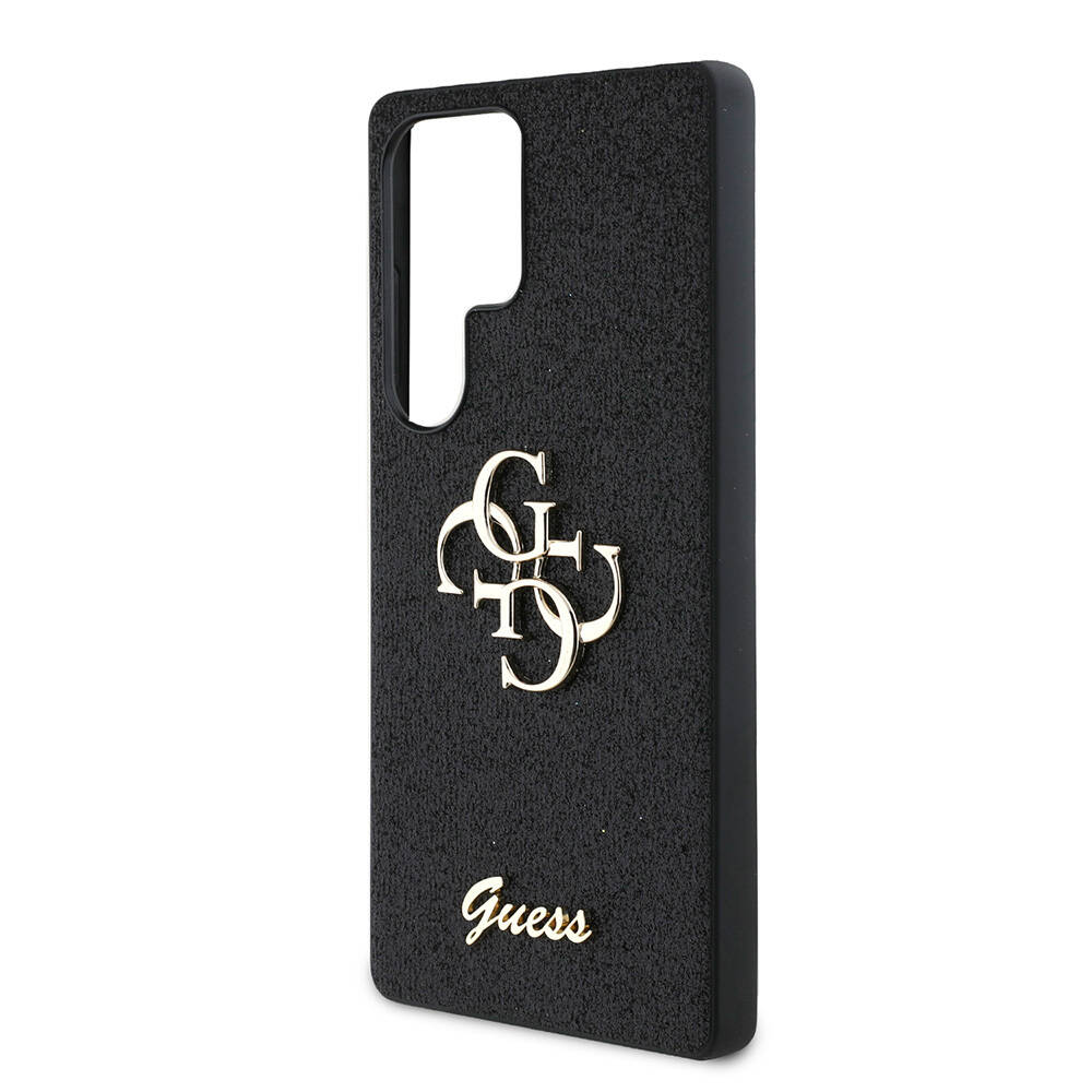 Galaxy S25 Ultra Kılıf Guess Orjinal Lisanslı 4G Büyük Metal Logolu Glitter Kapak - 16