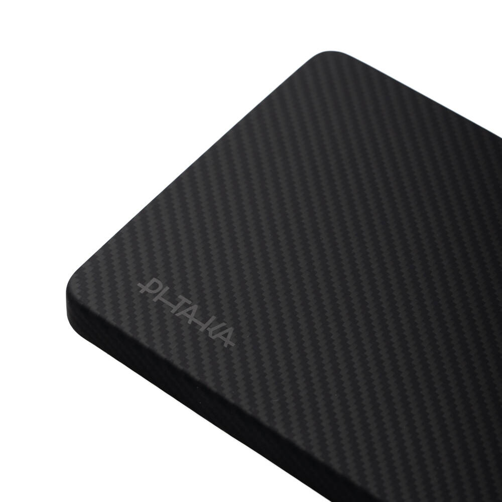Galaxy S25 Ultra Kılıf M-safe Şarj Özellikli 600D Aramid Karbon Fiber Pitaka Ultra-Slim Classic Serisi Black-Grey Twill Kapak - 8