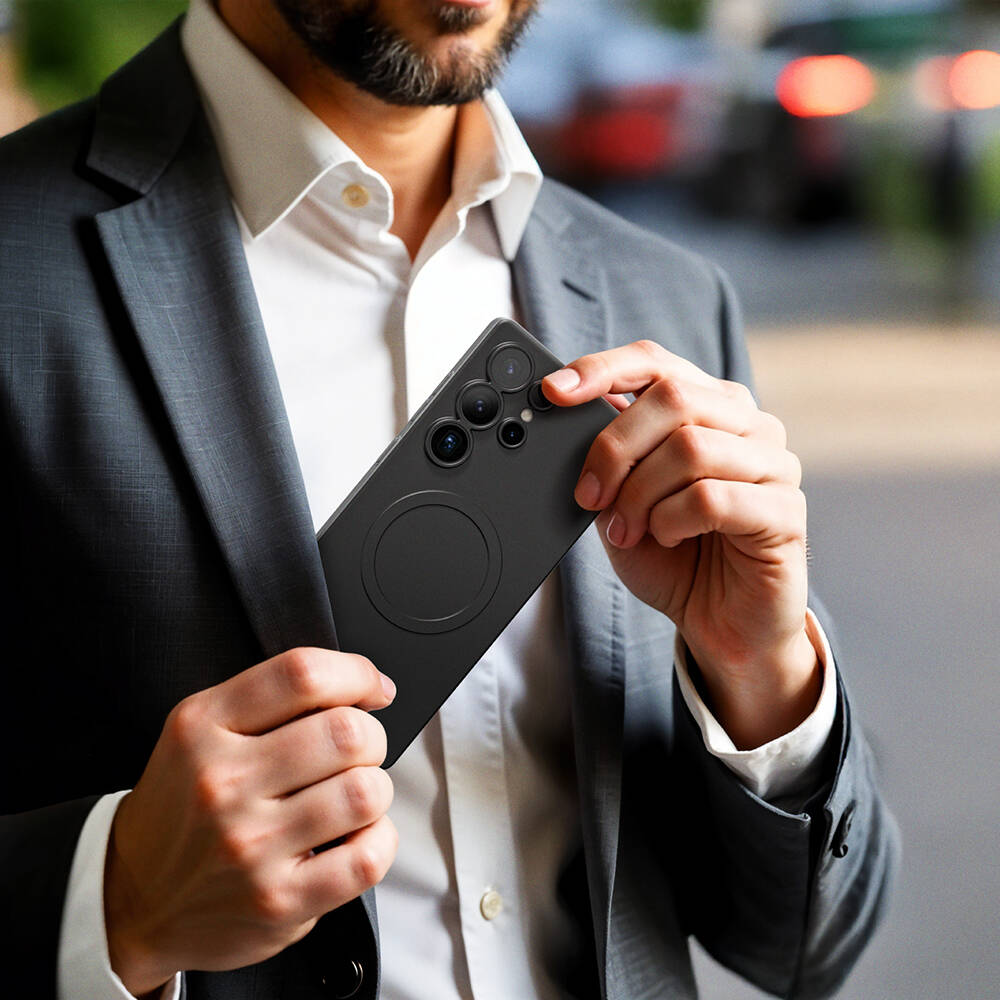 Galaxy S25 Ultra Kılıf M-safe Şarj Özellikli Amazingthing Minimal Air Serisi Kapak - 13