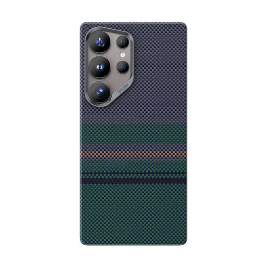 Galaxy S25 Ultra Kılıf M-safe Şarj Özellikli Karbon Fiber Tasarımlı Benks Aurora ArmorAir Kevlar Kapak - 2