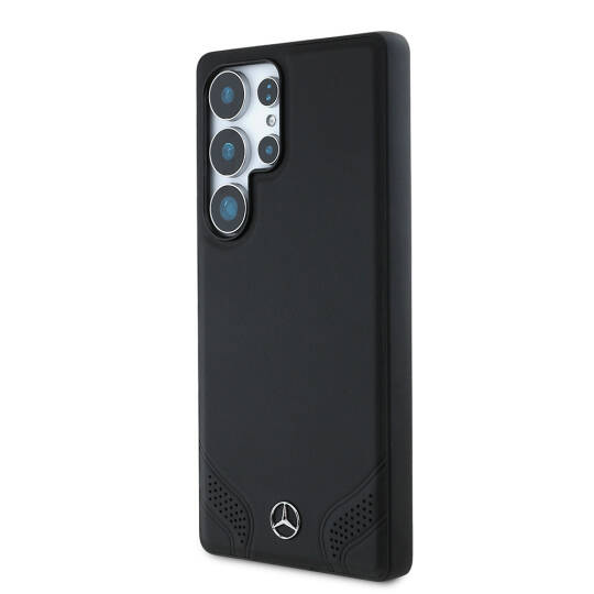Galaxy S25 Ultra Kılıf Mercedes Benz Orjinal Lisanslı M-safe Şarj Özellikli Deri Dizayn Sade Kapak - 2