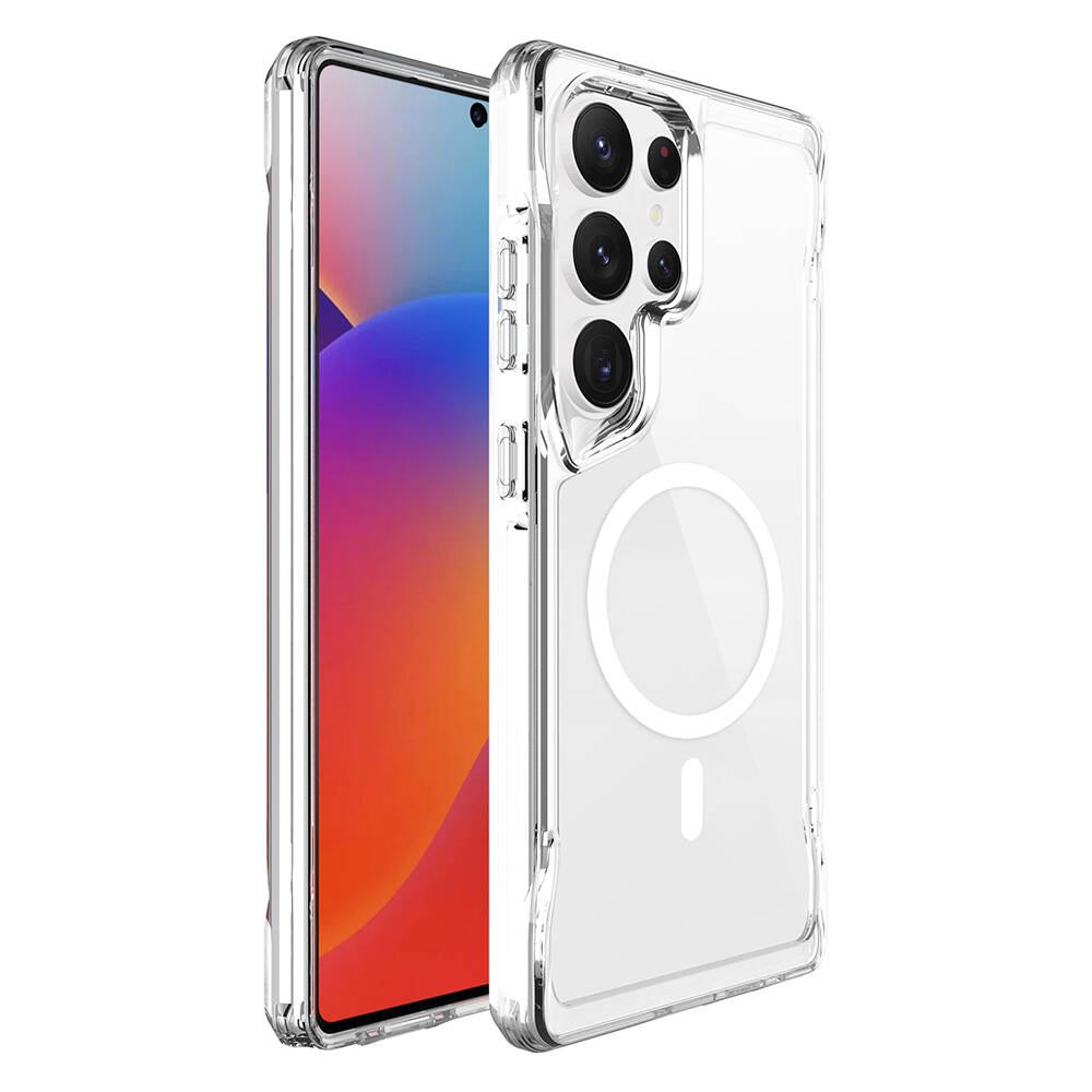 Galaxy S25 Ultra Kılıf Zore M-safe Şarj Özellikli T-Max M-safe Kapak - 2