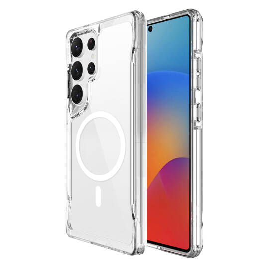 Galaxy S25 Ultra Kılıf Zore M-safe Şarj Özellikli T-Max M-safe Kapak - 4