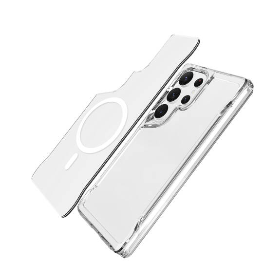 Galaxy S25 Ultra Kılıf Zore M-safe Şarj Özellikli T-Max M-safe Kapak - 5