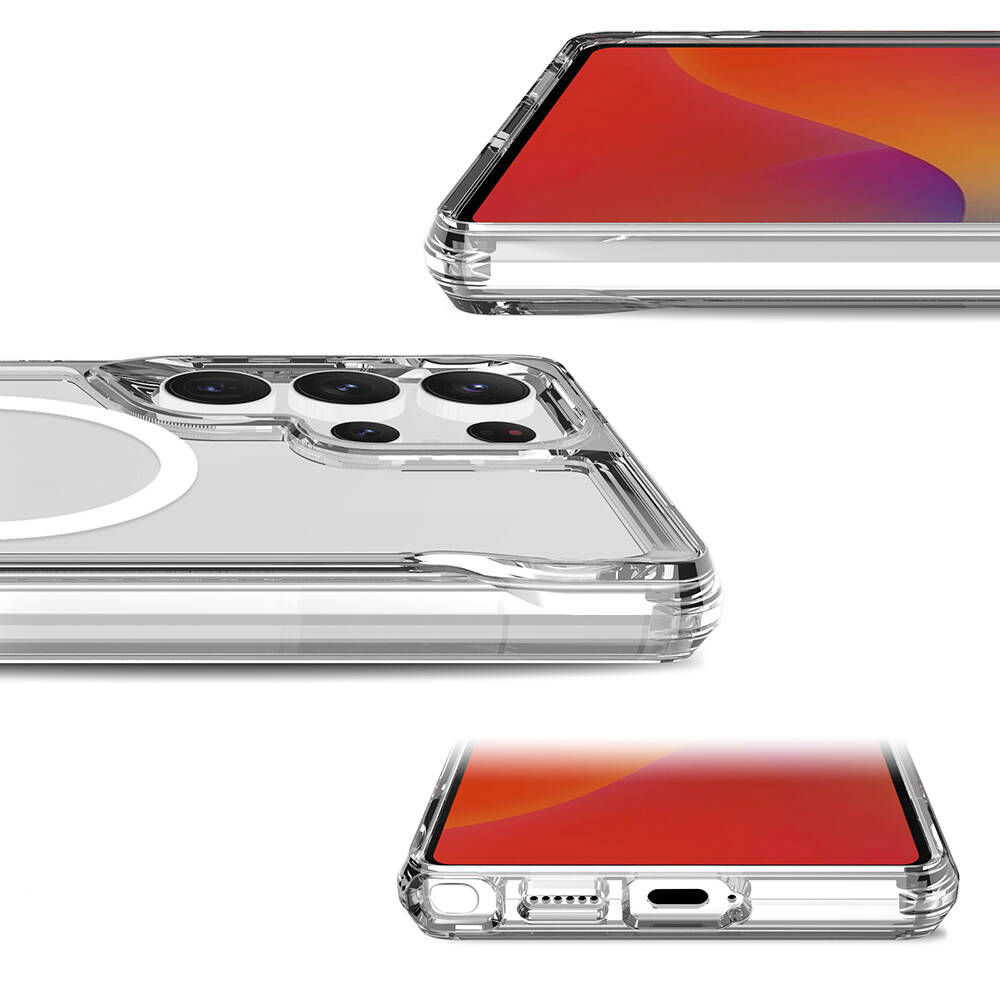 Galaxy S25 Ultra Kılıf Zore M-safe Şarj Özellikli T-Max M-safe Kapak - 8