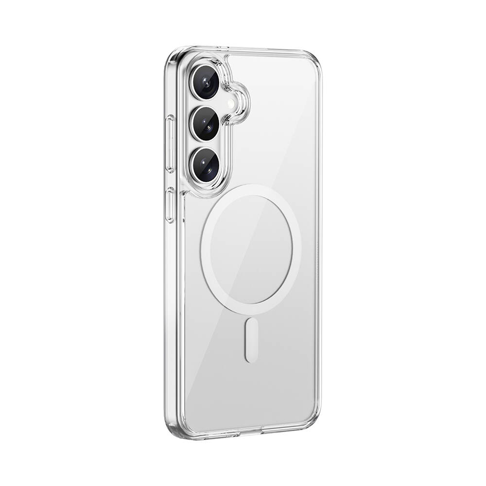 Galaxy S26 Kılıf Wiwu MCC-101 iShield Pro Serisi M-safe Şarj Özellikli Crystal Sert PC Kapak - 3