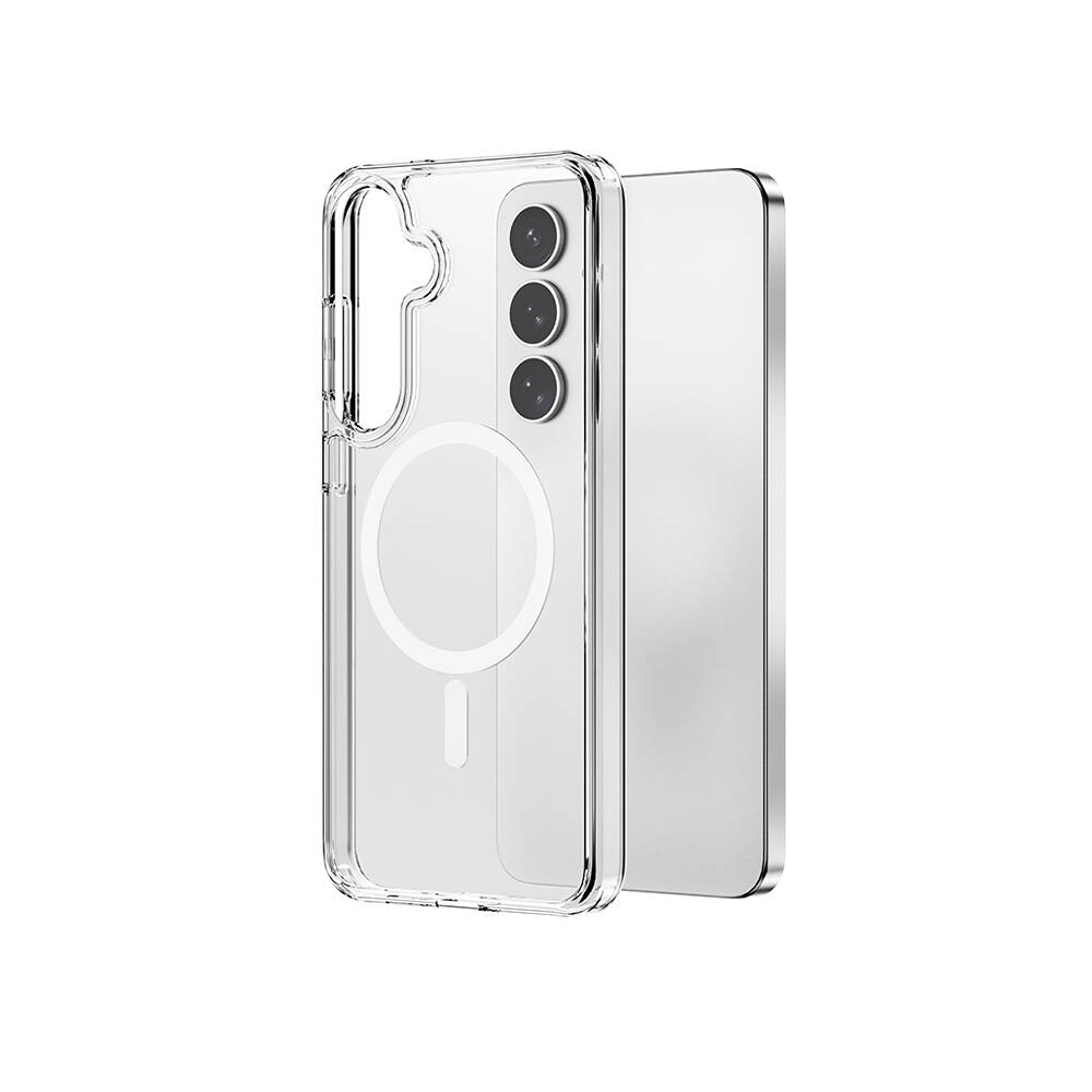 Galaxy S26 Kılıf Wiwu MCC-101 iShield Pro Serisi M-safe Şarj Özellikli Crystal Sert PC Kapak - 4