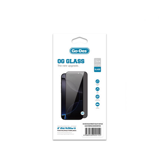 Galaxy S26 Plus Go Des OG Glass Privacy Antistatik Temperli Cam Ekran Koruyucu - 2