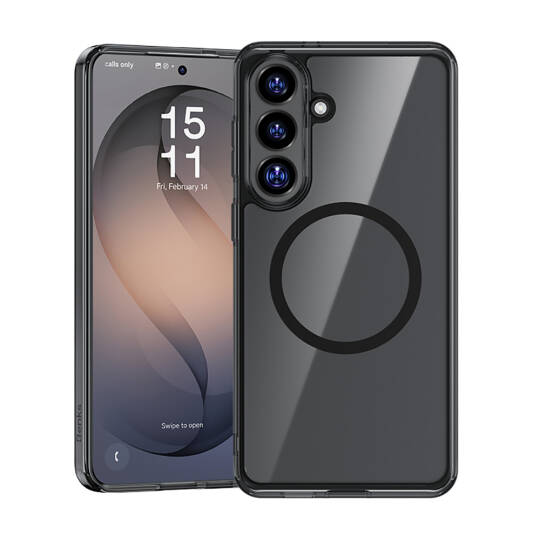 Galaxy S26 Plus Kılıf M-safe Şarj Özellikli Benks Crystal Serisi Şeffaf Kapak - 3