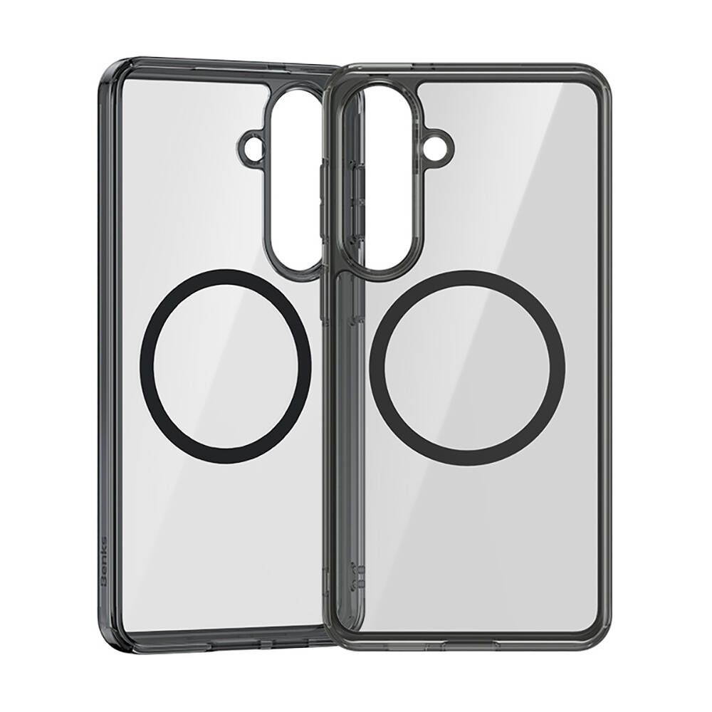 Galaxy S26 Plus Kılıf M-safe Şarj Özellikli Benks Crystal Serisi Şeffaf Kapak - 5