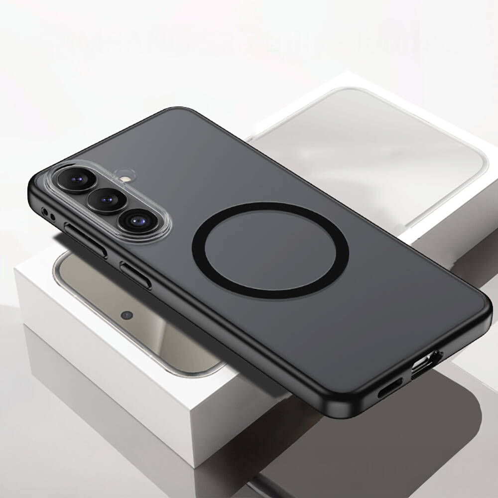Galaxy S26 Plus Kılıf M-safe Şarj Özellikli Mat Arka Yüzey Wlons Lola Kapak - 5
