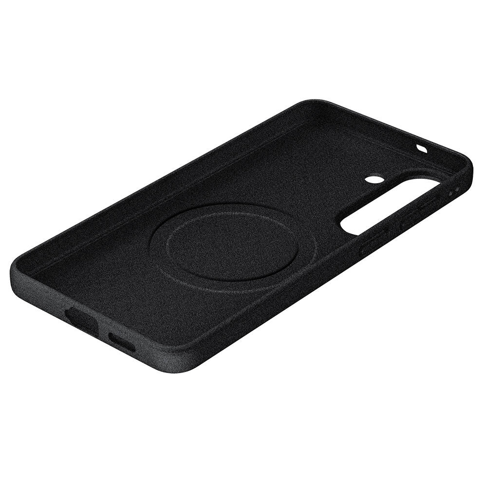 Galaxy S26 Plus Kılıf M-safe Şarj Özellikli Velvet-Fluff Kaplama Wlons Adev Kapak - 8