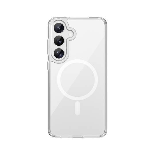 Galaxy S26 Plus Kılıf Wiwu MCC-101 iShield Pro Serisi M-safe Şarj Özellikli Crystal Sert PC Kapak - 5