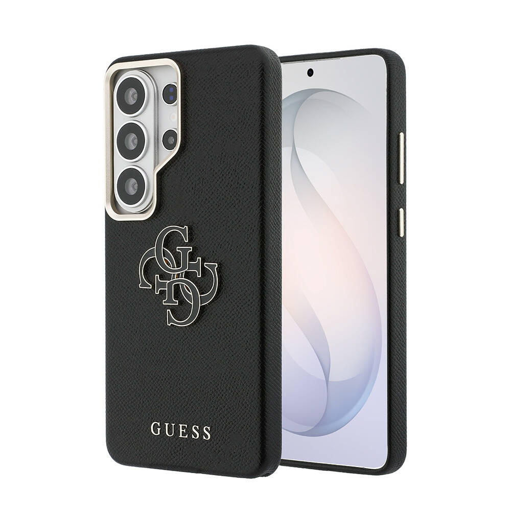 Galaxy S26 Ultra Kılıf Guess Orjinal Lisanslı Grained Yazı ve 4G Büyük Metal Logolu Kapak - 8