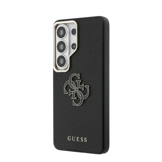 Galaxy S26 Ultra Kılıf Guess Orjinal Lisanslı Grained Yazı ve 4G Büyük Metal Logolu Kapak - 9