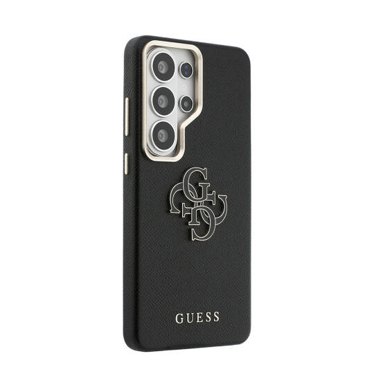Galaxy S26 Ultra Kılıf Guess Orjinal Lisanslı Grained Yazı ve 4G Büyük Metal Logolu Kapak - 11