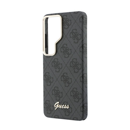 Galaxy S26 Ultra Kılıf Guess Orjinal Lisanslı M-safe Şarj Özellikli Script Yazı Logolu 4G Desenli Kapak - 14