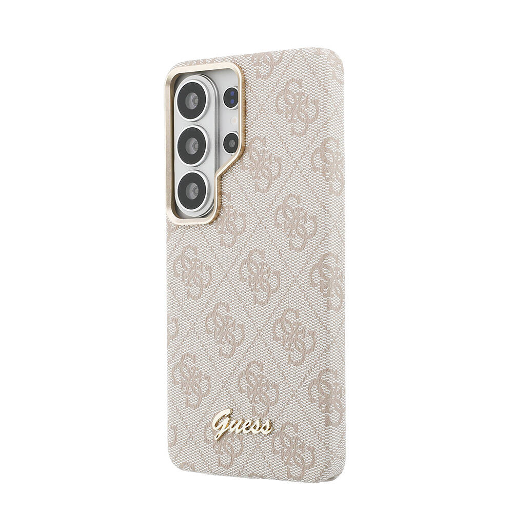 Galaxy S26 Ultra Kılıf Guess Orjinal Lisanslı M-safe Şarj Özellikli Script Yazı Logolu 4G Desenli Kapak - 2