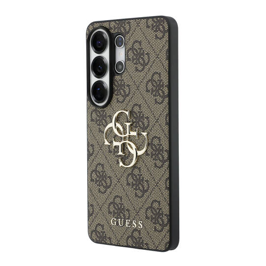 Galaxy S26 Ultra Kılıf Guess Orjinal Lisanslı PU Deri Büyük Metal Logo Dizaynlı Kapak - 18
